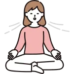 Woman Doing Yoga Meditation SVG Icon
